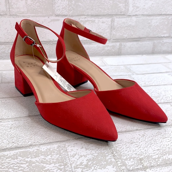 Women's Natalia Microsuede Ankle Strap Low Block - Picture 2 of 9